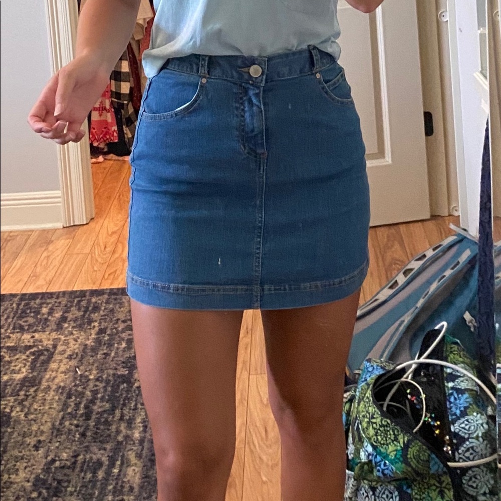 Denim skirt